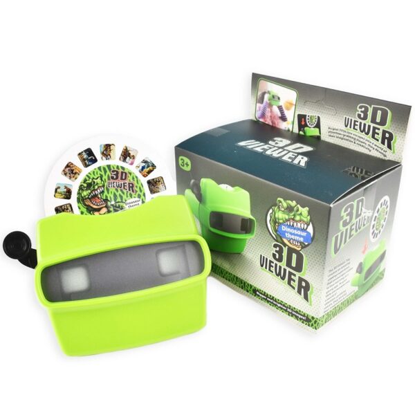 3D VIEWER DINOSAUR GREEN 12cm